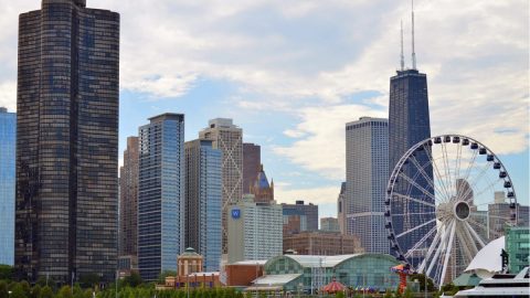 اين تقع شيكاغو