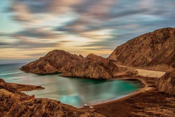 اين تقع طابا على الخريطة